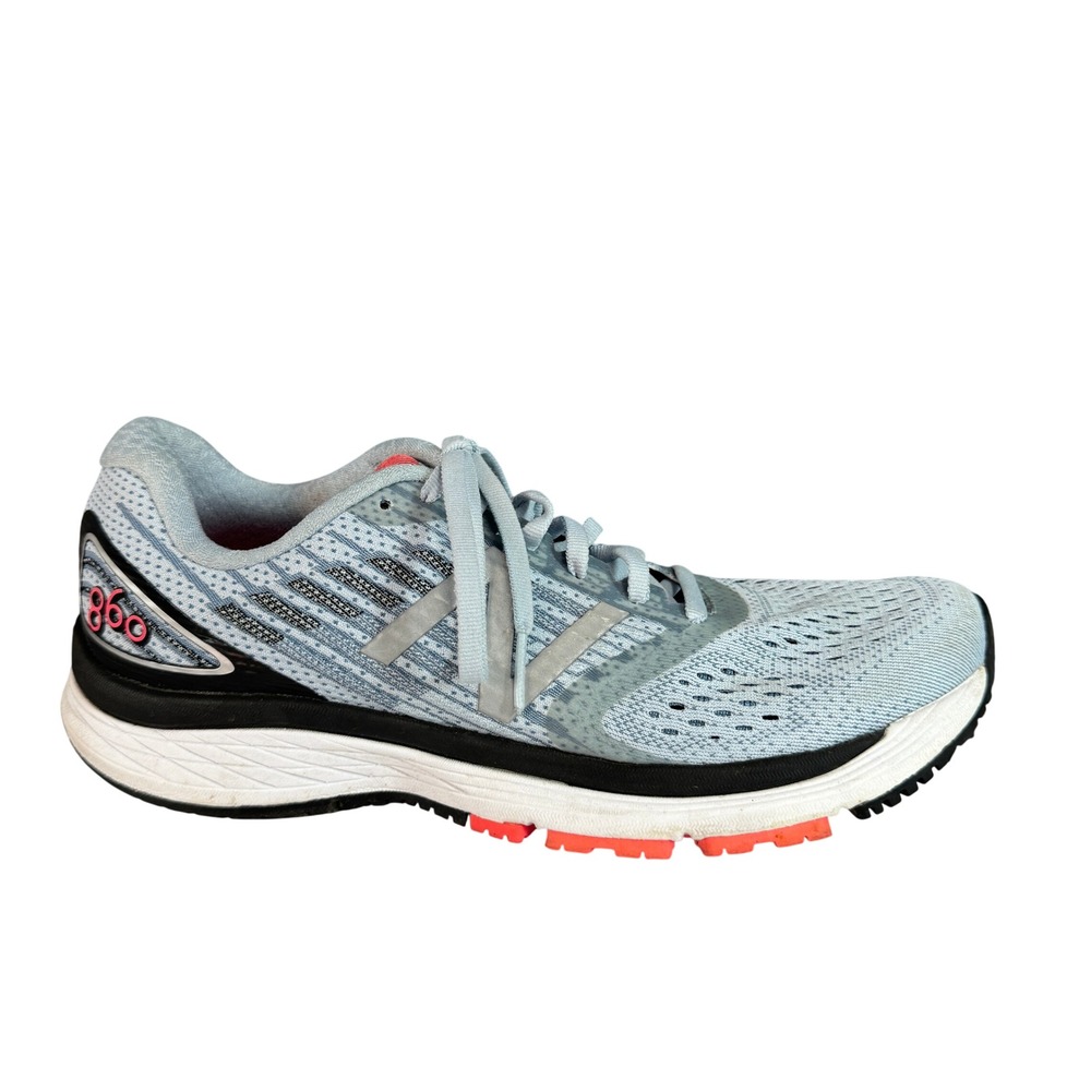 New Balance 860 v9 Womens Running Shoes Blue Silver Pink W860LG9 Size 9
